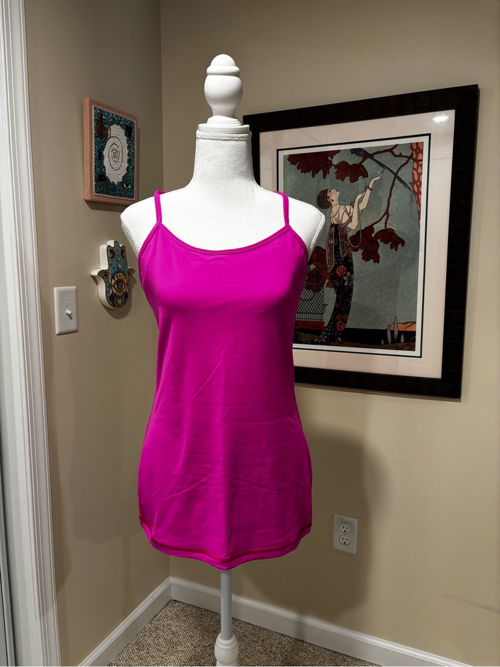 lululemon athletica Bright Fuchsia Slim-Strap Camisole
